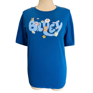 Torrid Plus Size 3 Bluey Cartoon Dog Puppy Oversized Crew Neck Tunic T Shirt
